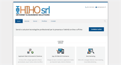 Desktop Screenshot of hiho.it